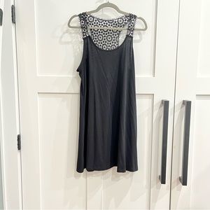 {Portocruz} Racerback Lace Detail Dress, M